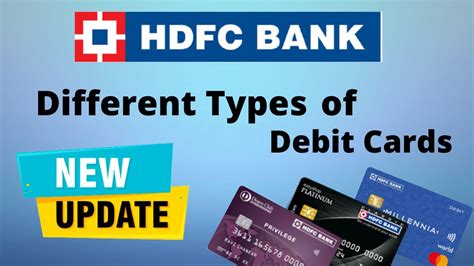 types of hdfc debit cards